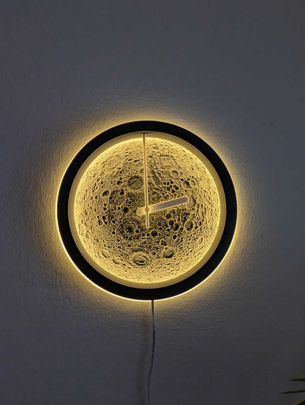 Dekorux - Ay Işığı Duvar Saati 🌙🕰️