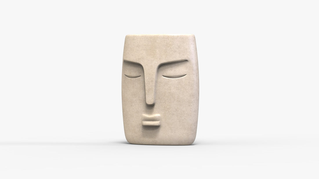 Zen Face - Minimalist Sanatsal Vazo