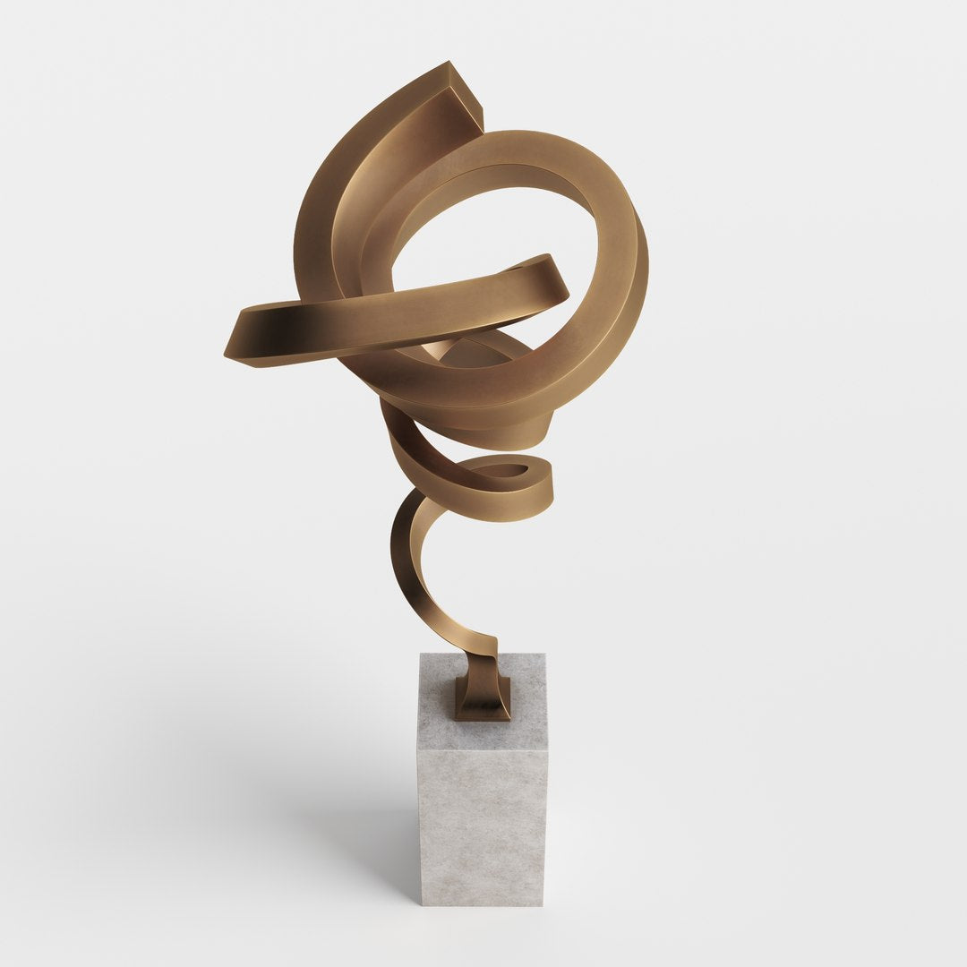 Spiral Motion - Sanatsal Akış Heykeli