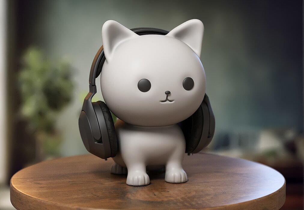 Melodi Kedisinden Müzik Keyfi! 🎧🐱
