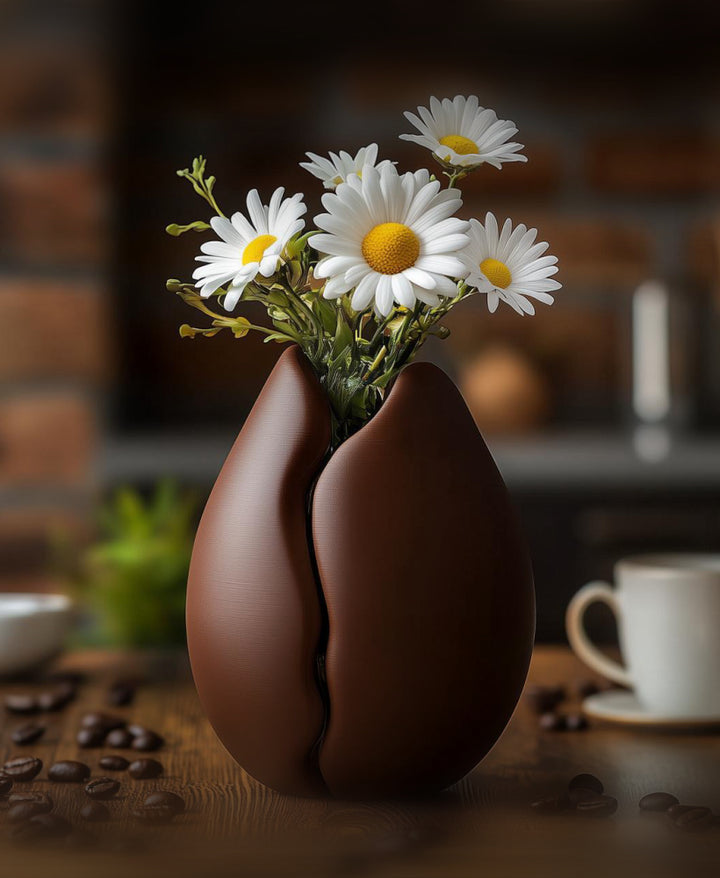 Kahve Tutkunlarına Özel: Coffee Bean Vazo ☕🌿