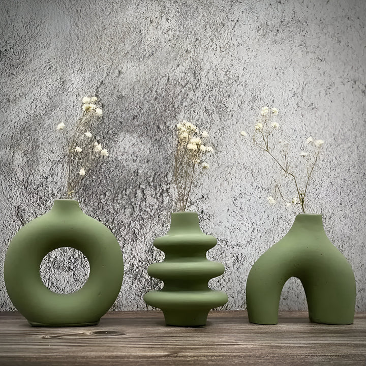 Dekorux - Abstract Ceramic Vase Set