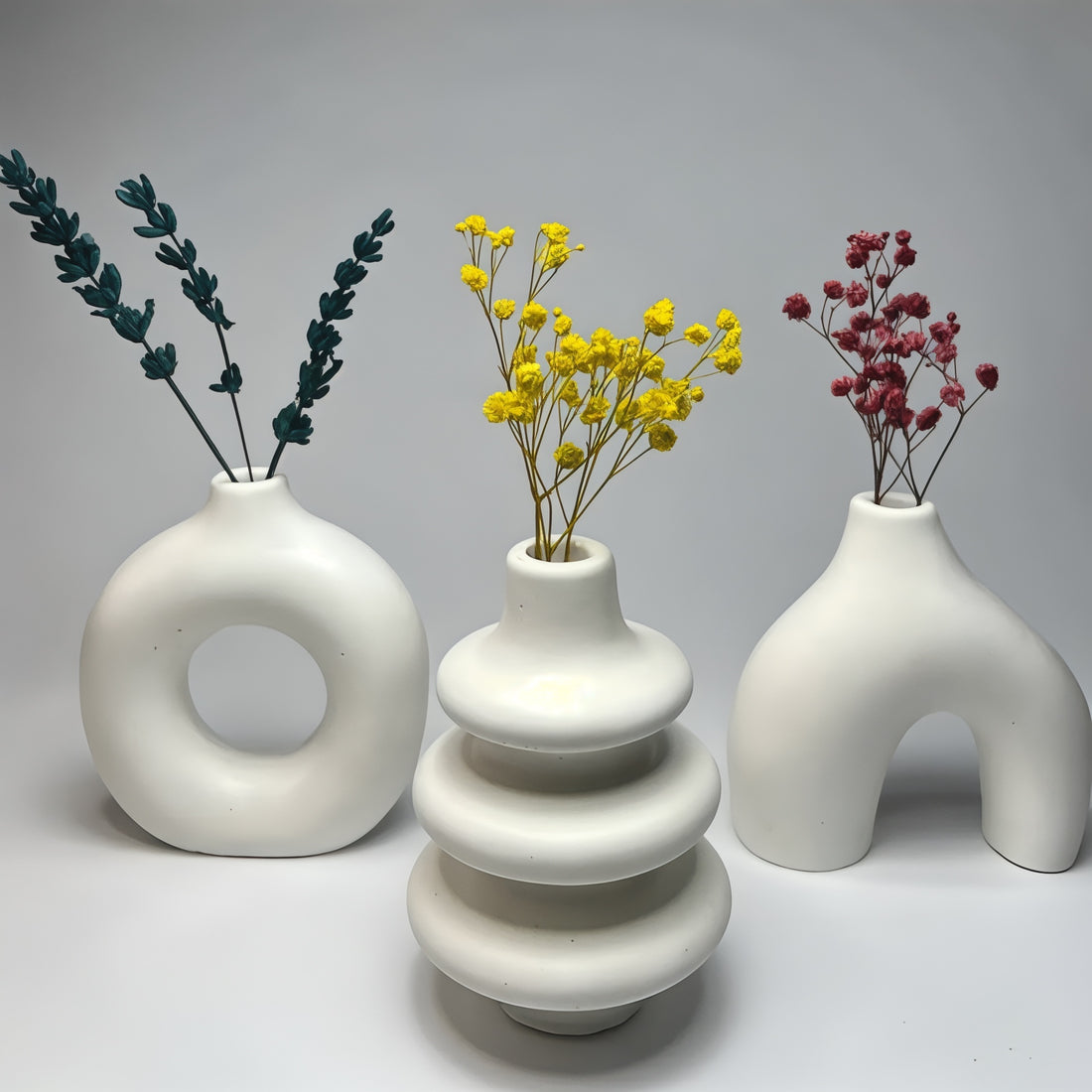 Dekorux - Sculptural Elegance Vazo Seti
