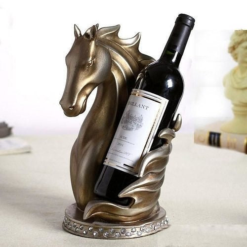 Royal Stallion - Lüks Şarap Şişesi Tutucu