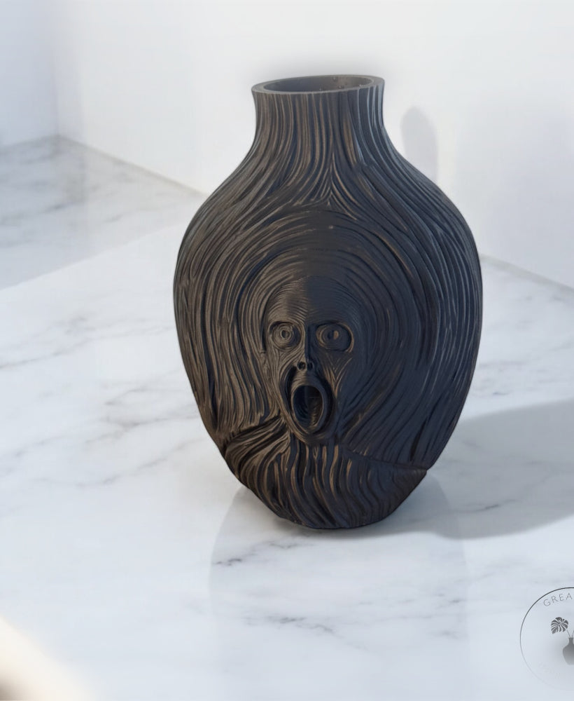 Çığlık Vazo – Sanat ve Korkunun Buluştuğu Nokta! 🖤🎭