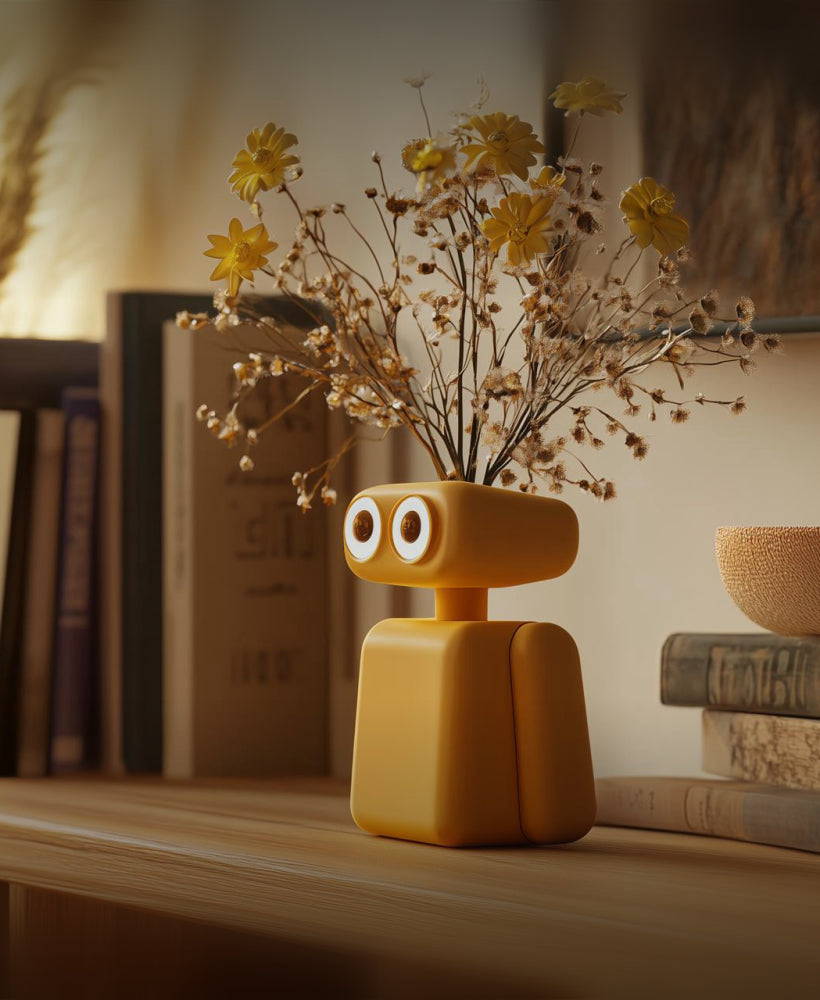 BotanicBot - Sevimli ve Modern Robot Vazo 🤖🌼
