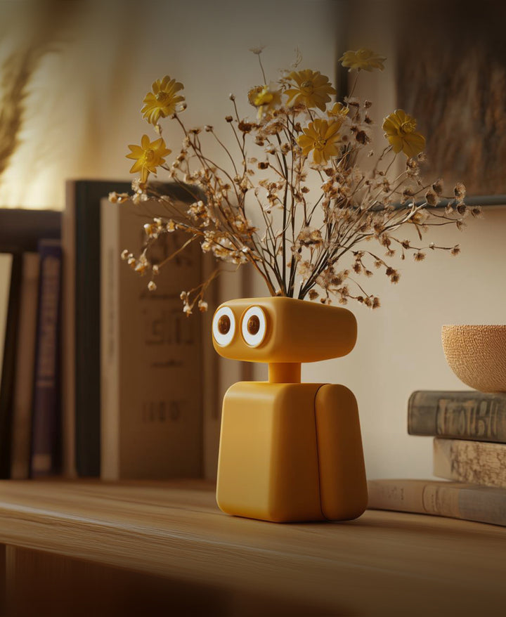 BotanicBot - Sevimli ve Modern Robot Vazo 🤖🌼