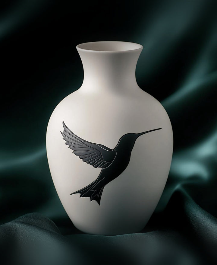 Ethereal Flight - Hummingbird Sanatsal Vazo