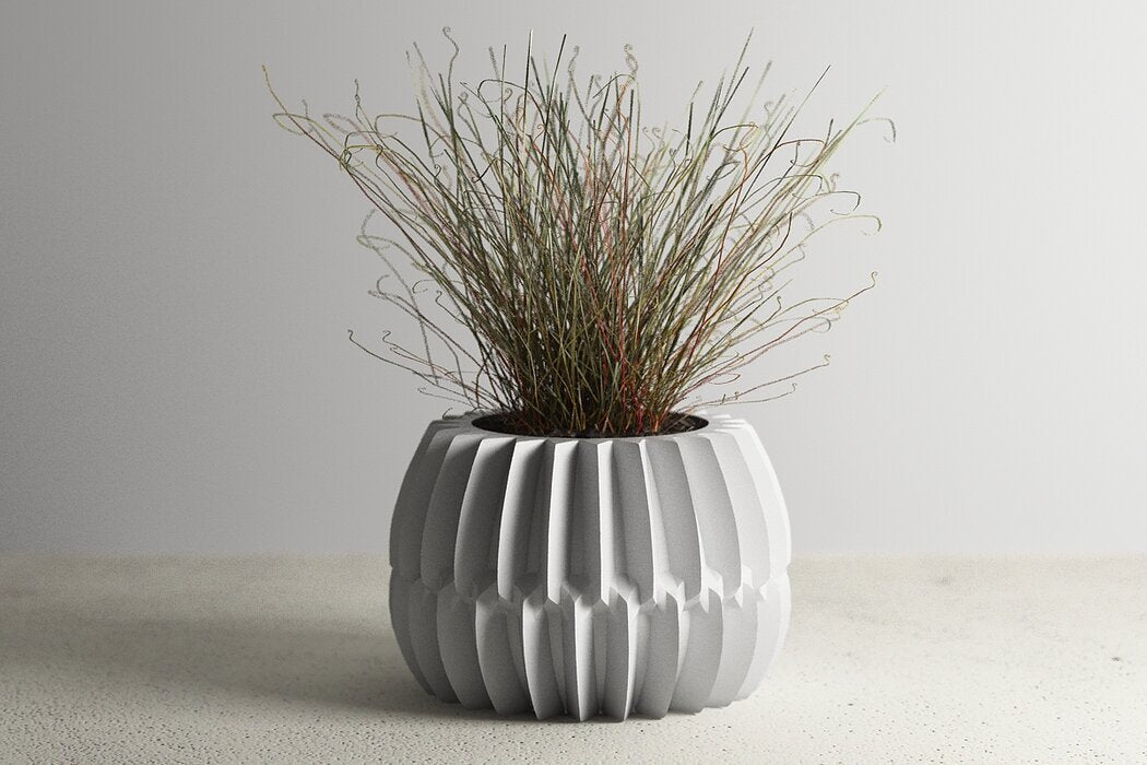 "Geometrik Şıklık Saksı" 🌿✨