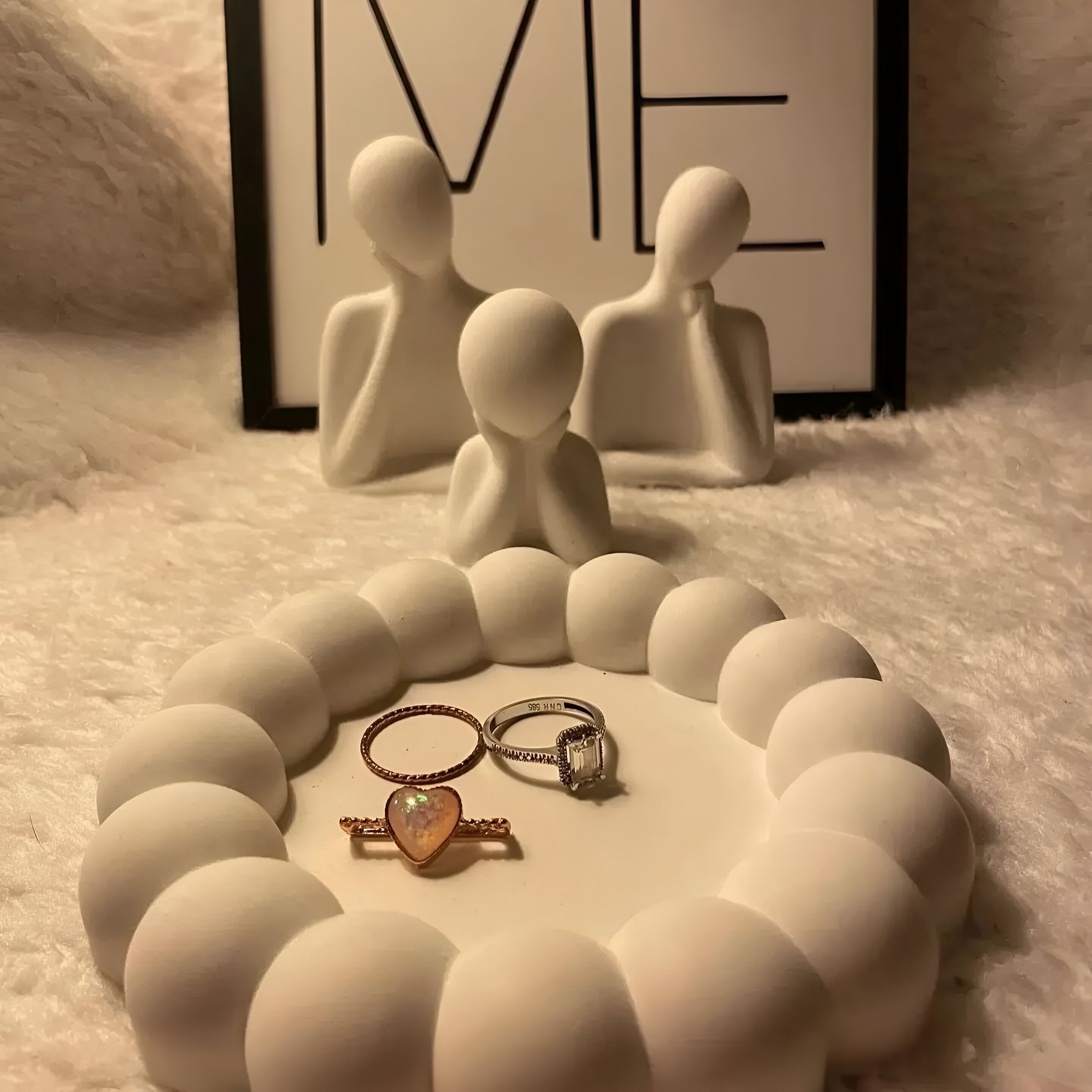 Dekorux - Soft Elegance Takı & Aksesuar Tabağı