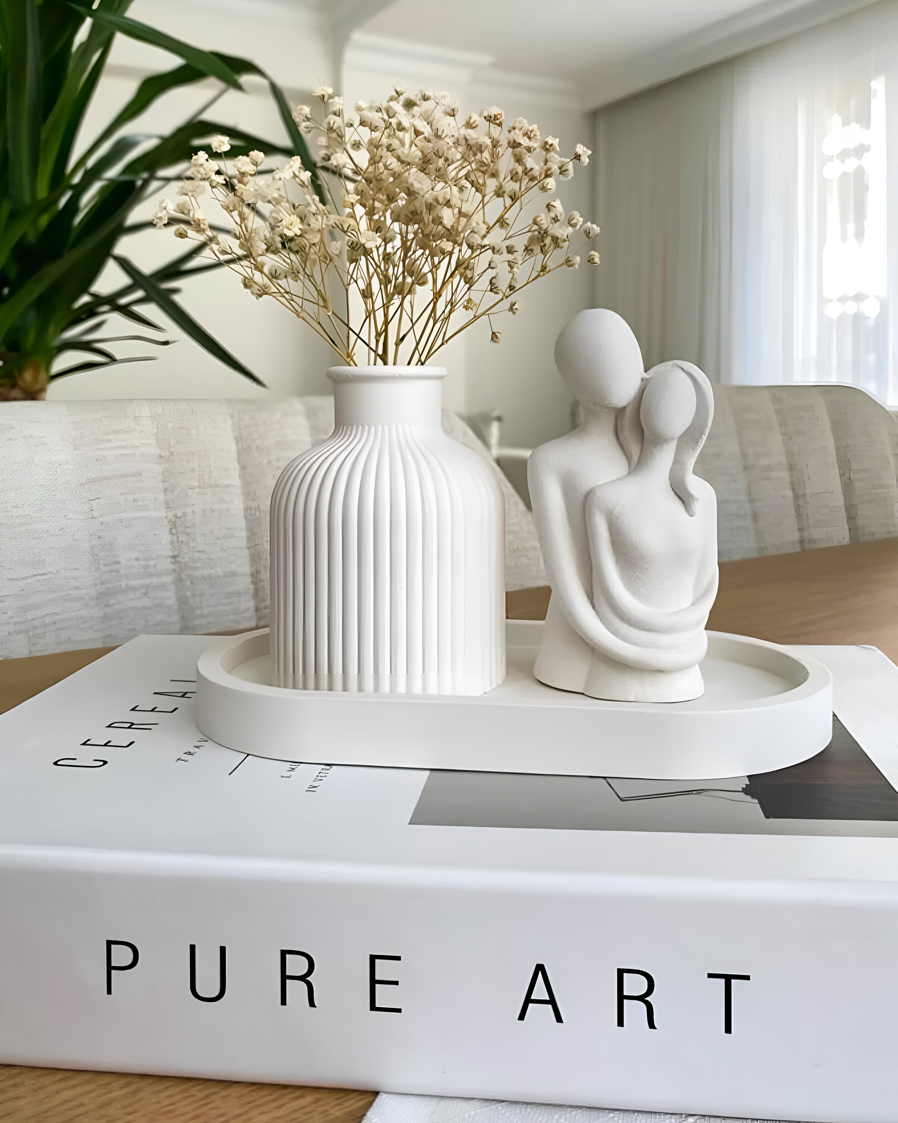 İskandinav Dekoratif Vazo ve Biblo Seti