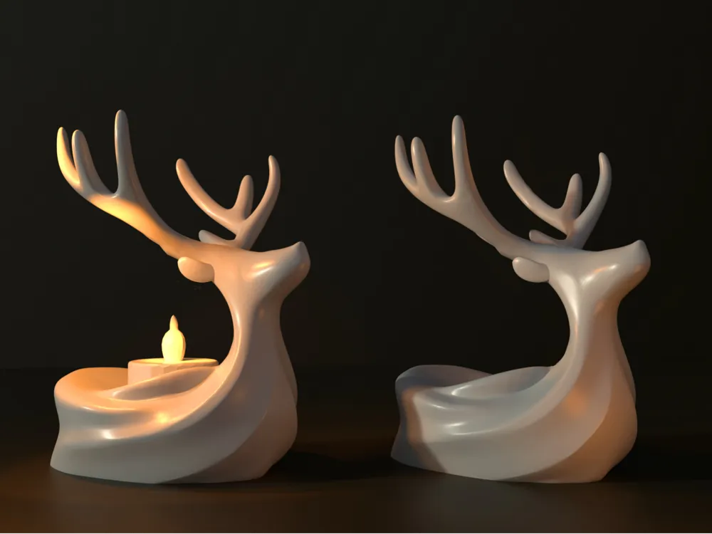 Dekorux - Geyik Şamdan Seti 🦌✨