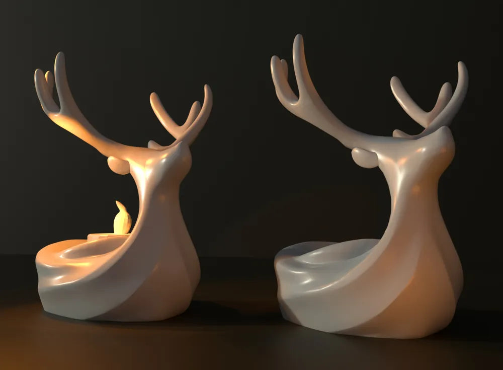 Dekorux - Geyik Şamdan Seti 🦌✨