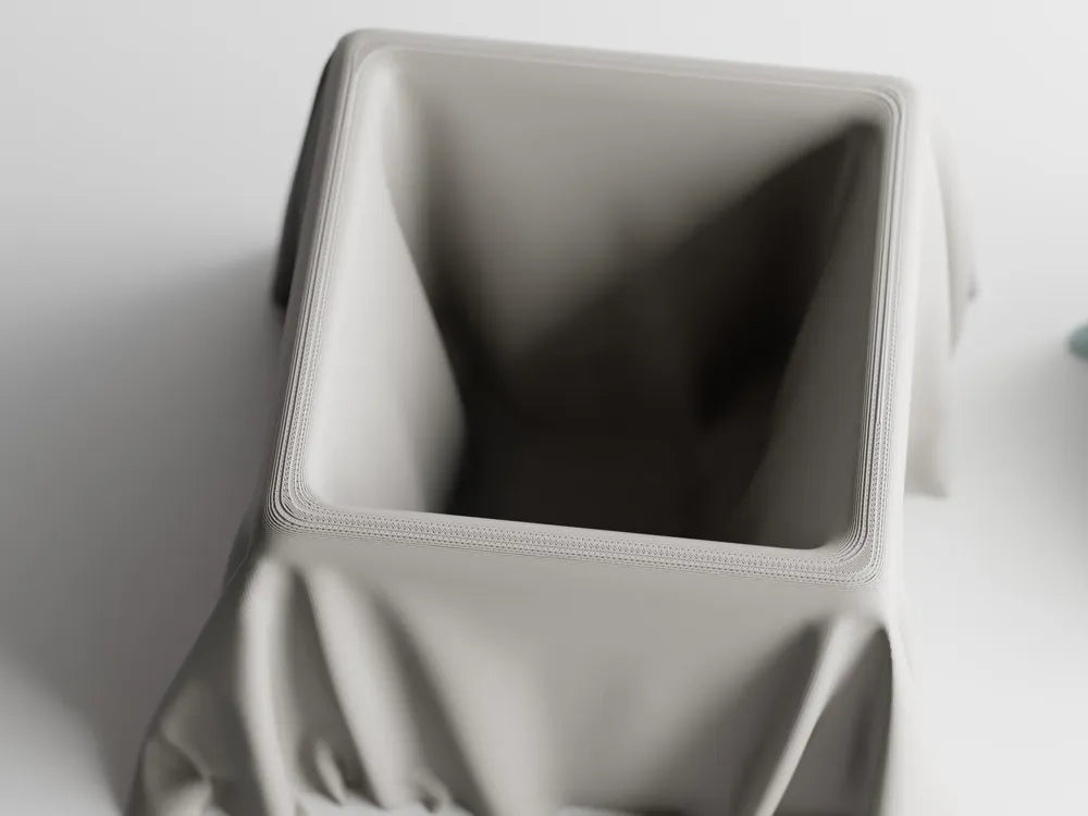 Dekorux - Kumaş Dokulu Saksı Koleksiyonu 🌿🖤