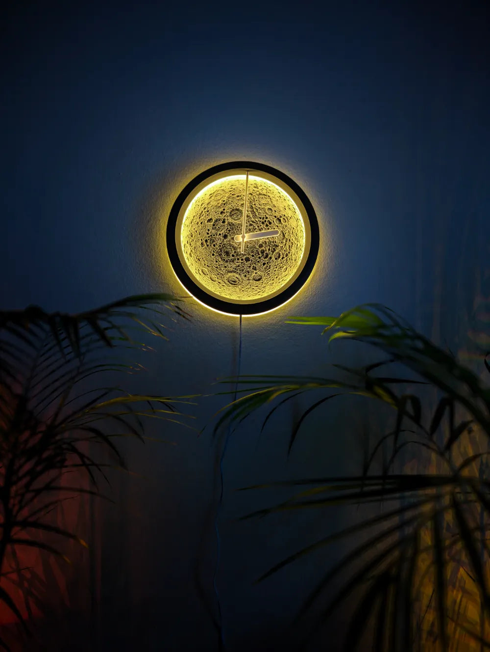 Dekorux - Ay Işığı Duvar Saati 🌙🕰️