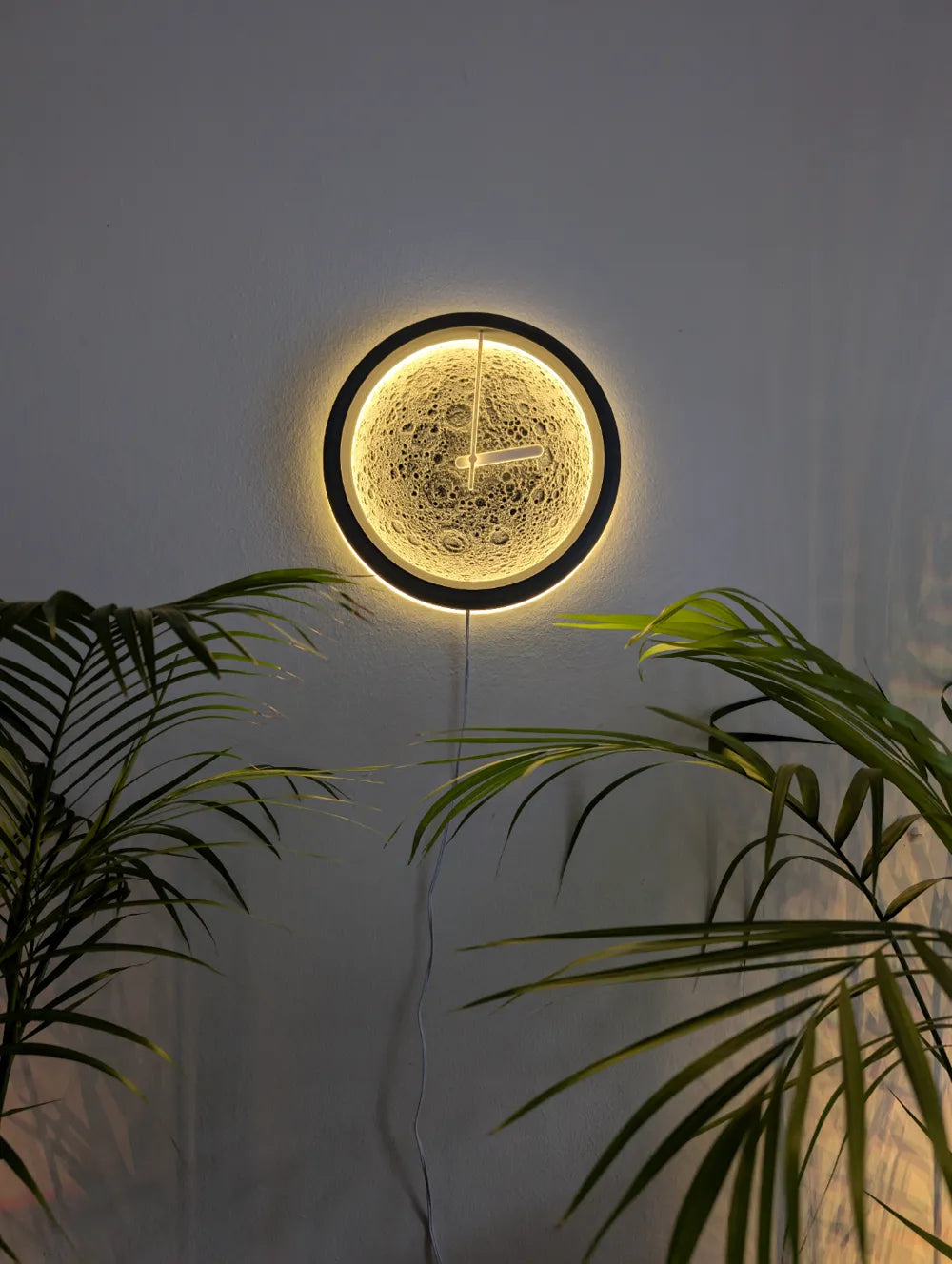 Dekorux - Ay Işığı Duvar Saati 🌙🕰️