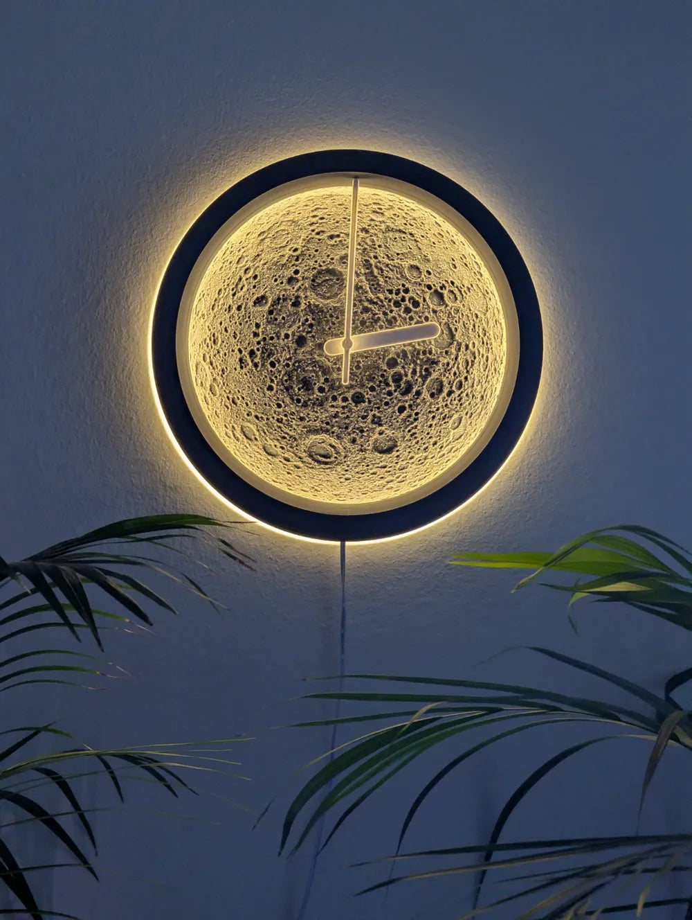 Dekorux - Ay Işığı Duvar Saati 🌙🕰️