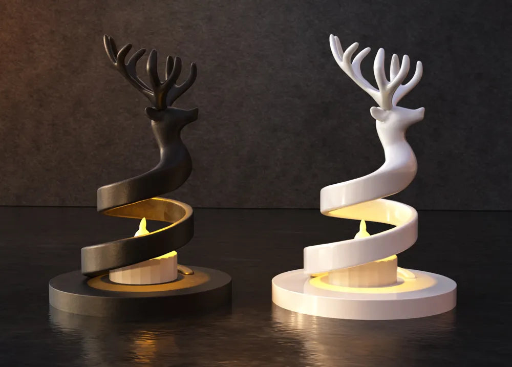 Dekorux - Spiral Stag Candle Holder