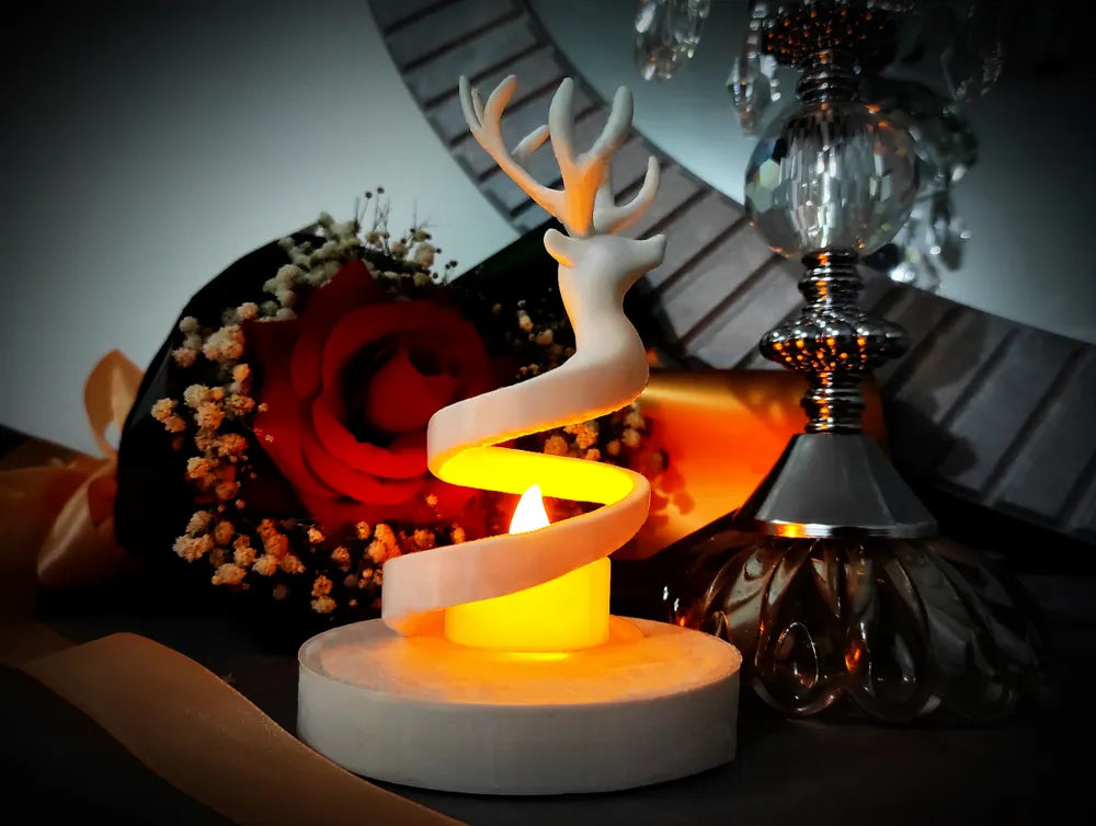 Dekorux - Spiral Stag Candle Holder