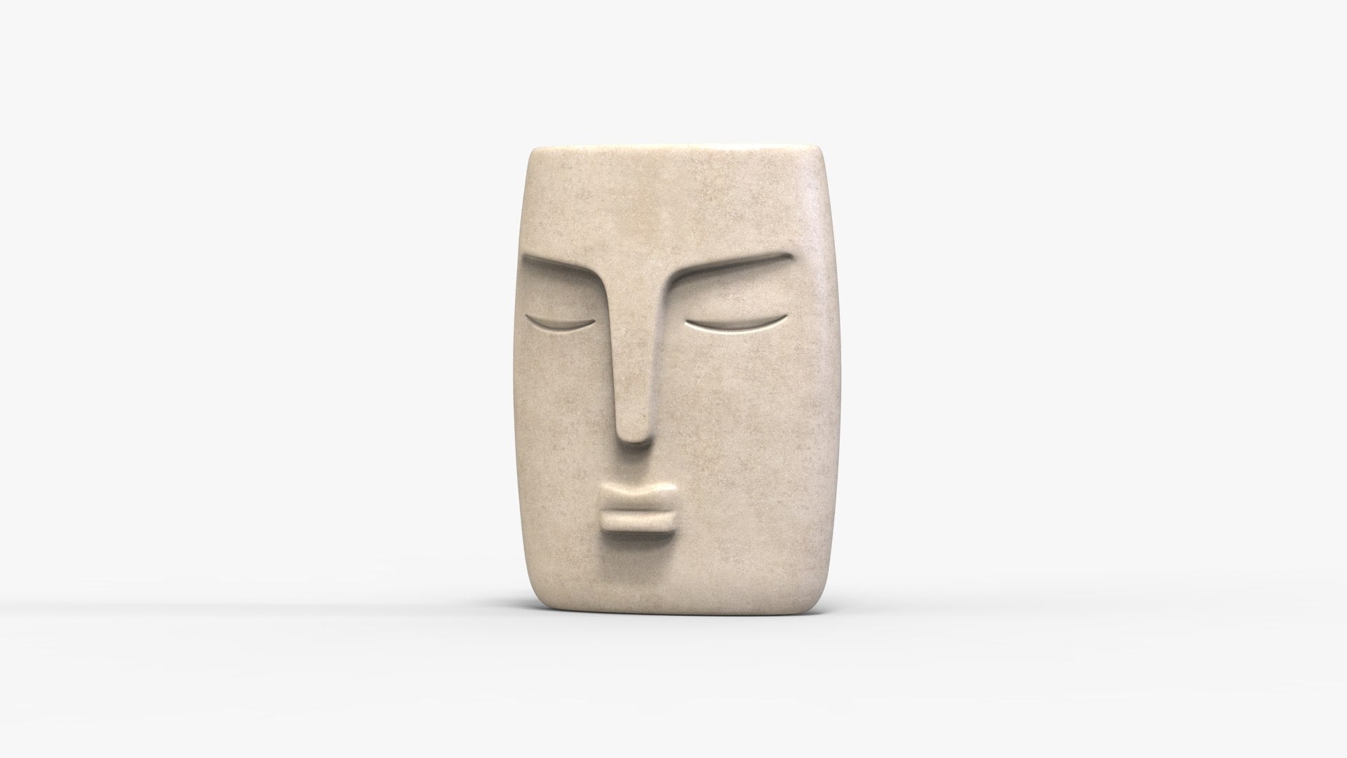 Zen Face - Minimalist Sanatsal Vazo