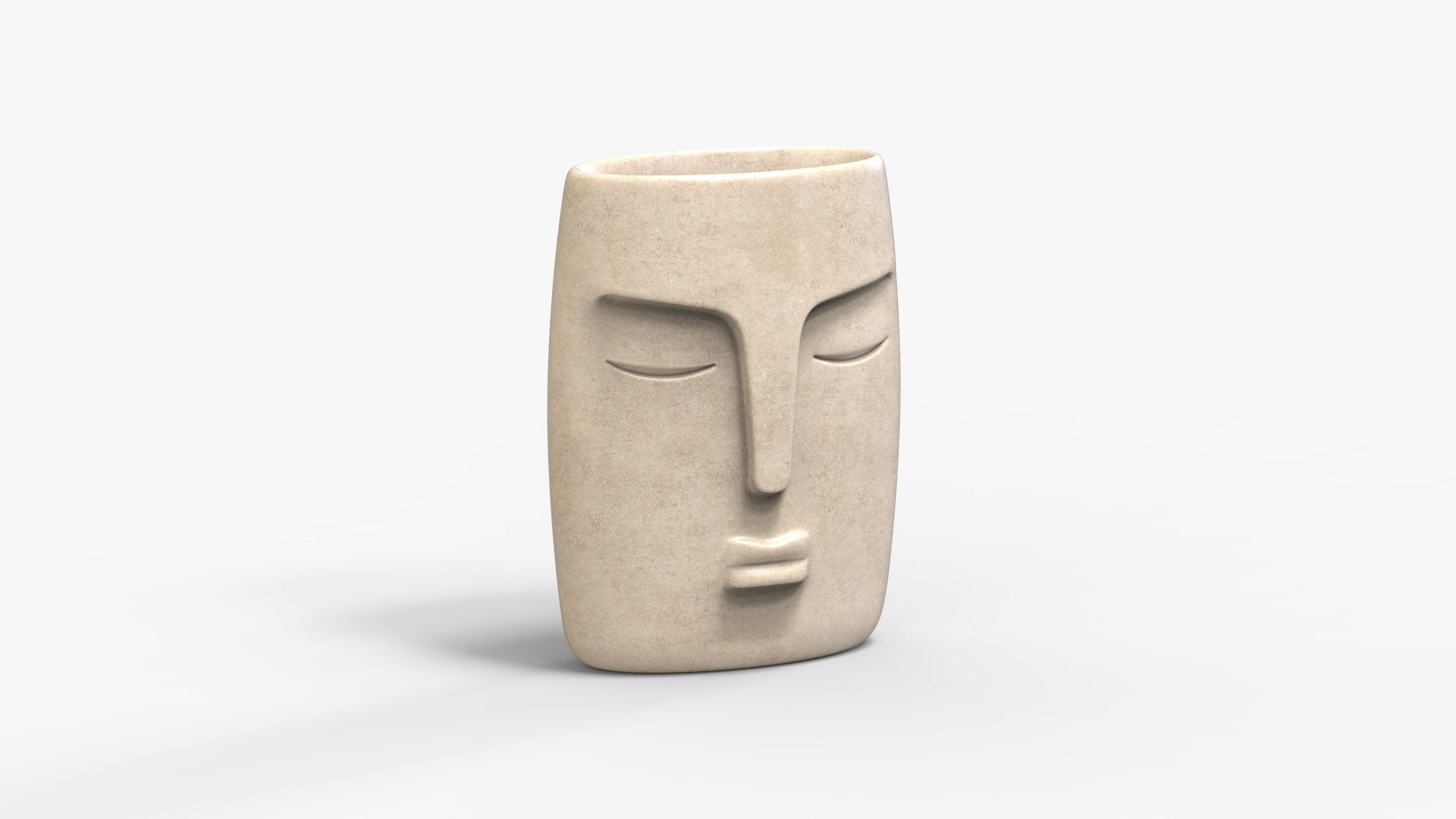 Zen Face - Minimalist Sanatsal Vazo