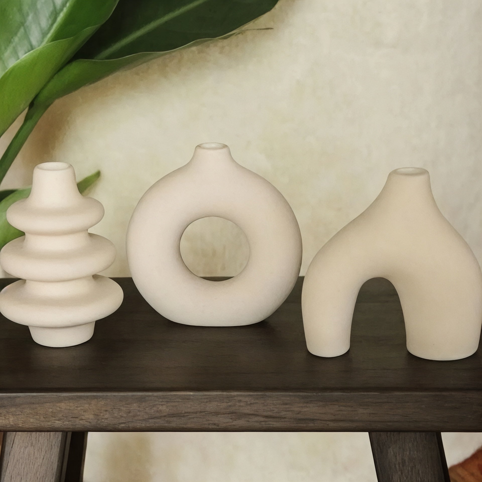 Dekorux - Modern Formlu Vazo Seti