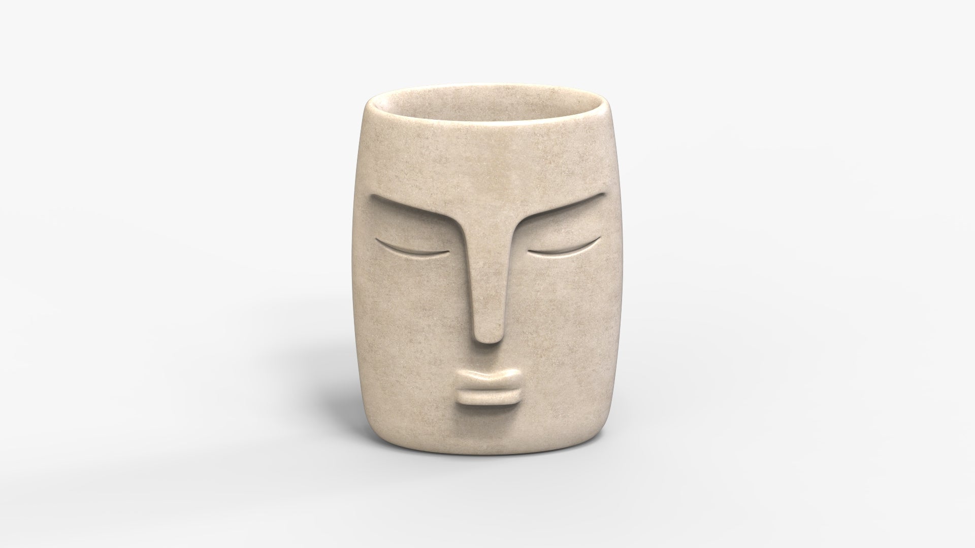 Zen Face - Minimalist Sanatsal Vazo