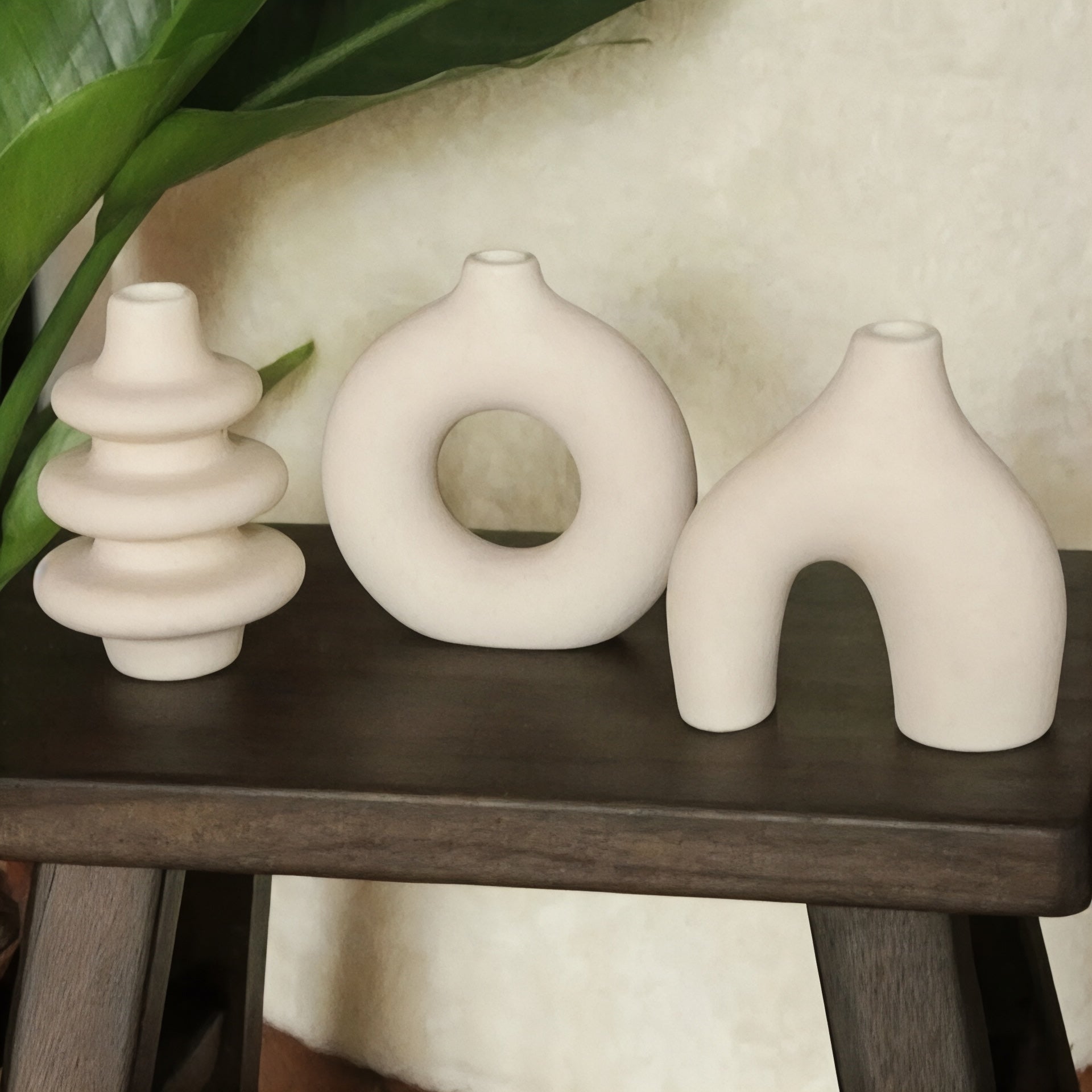 Dekorux - Modern Formlu Vazo Seti