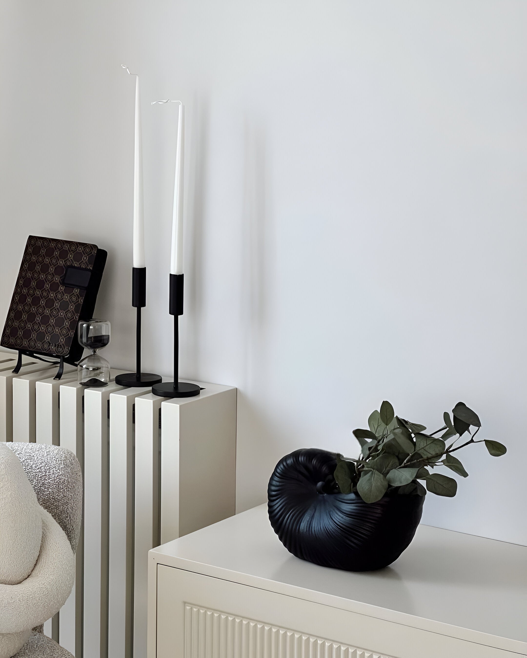 Dekorux - Noir Spiral Vazo