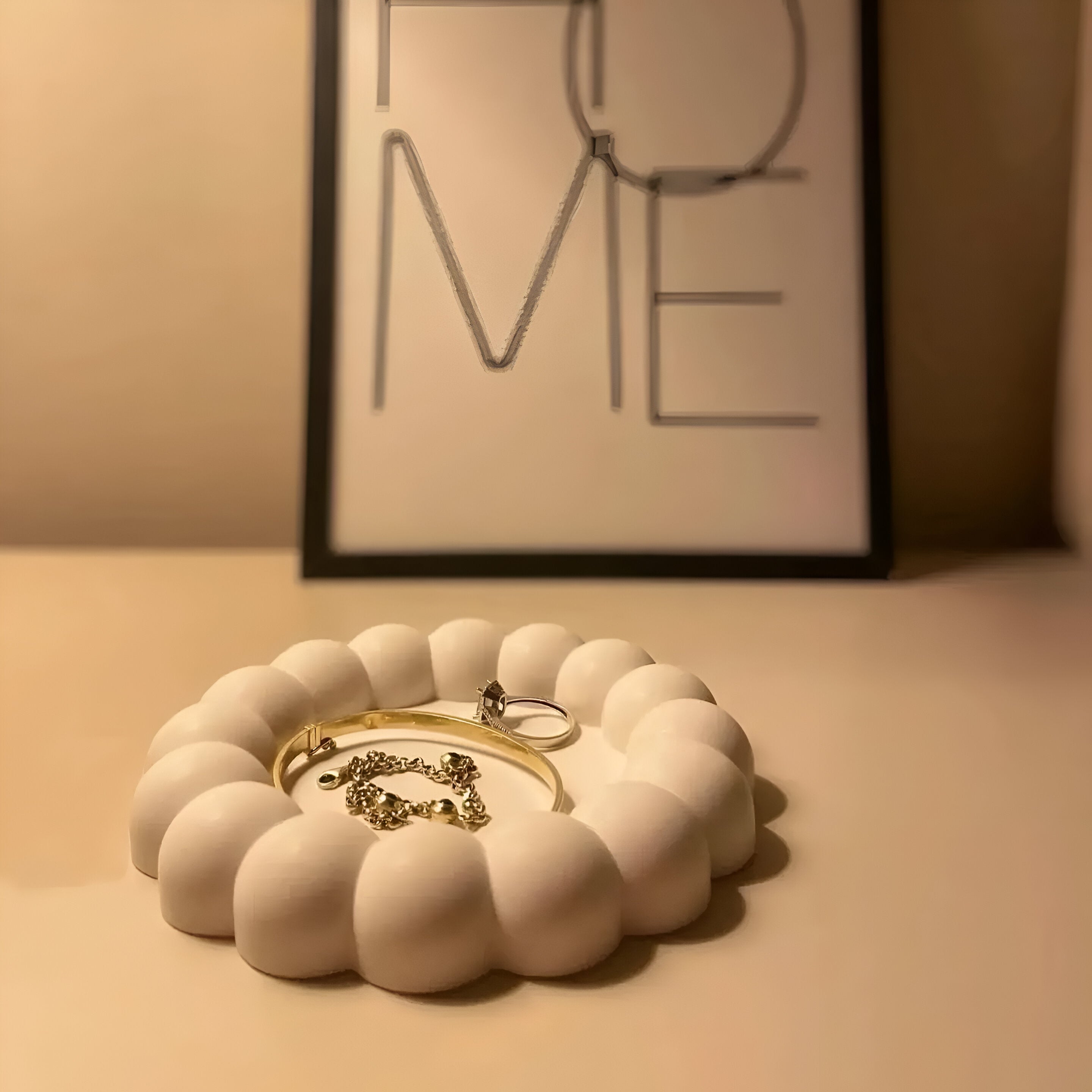 Dekorux - Cloud Soft Takı Tabağı