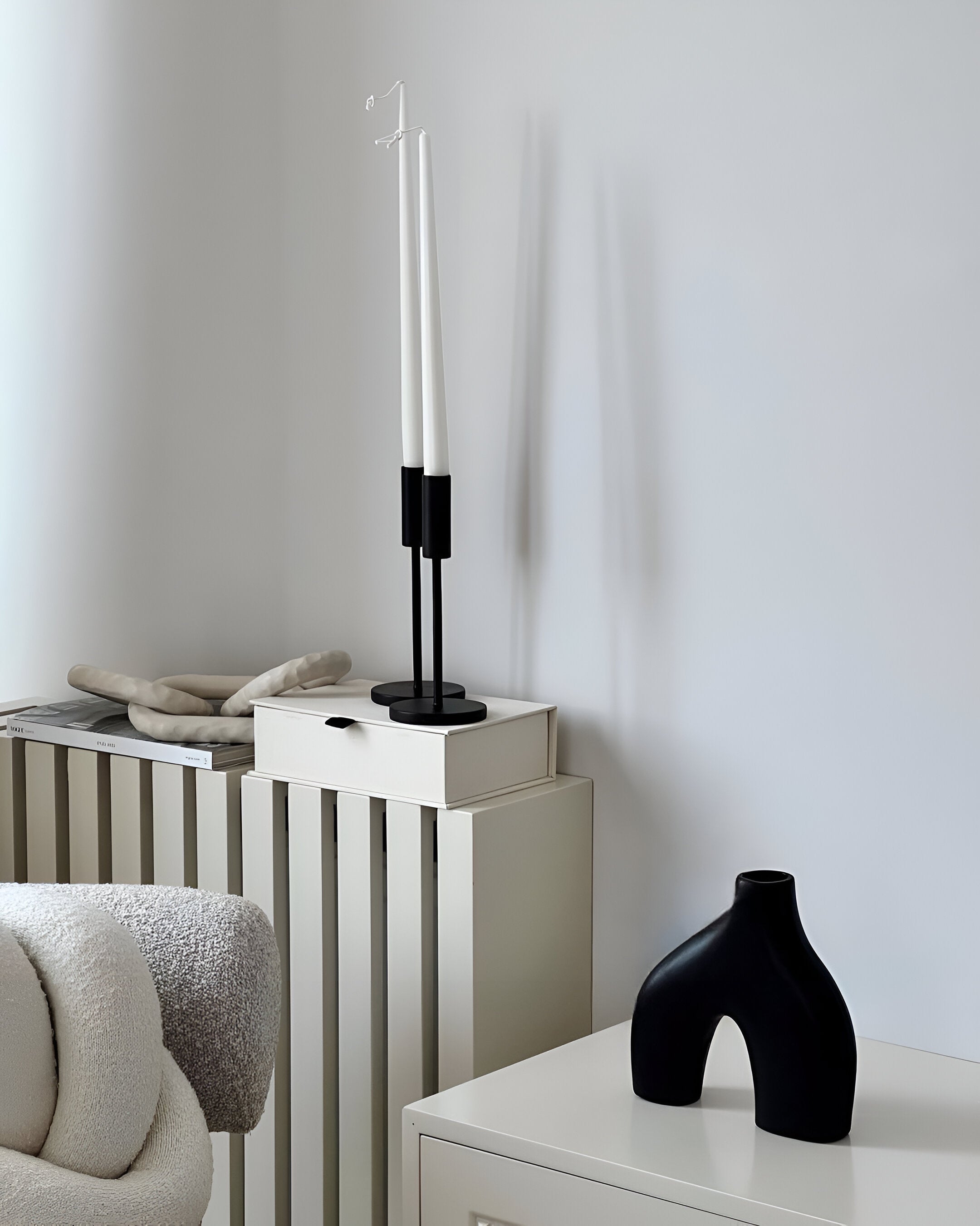 Dekorux - Noir Minimal Arch Vazo