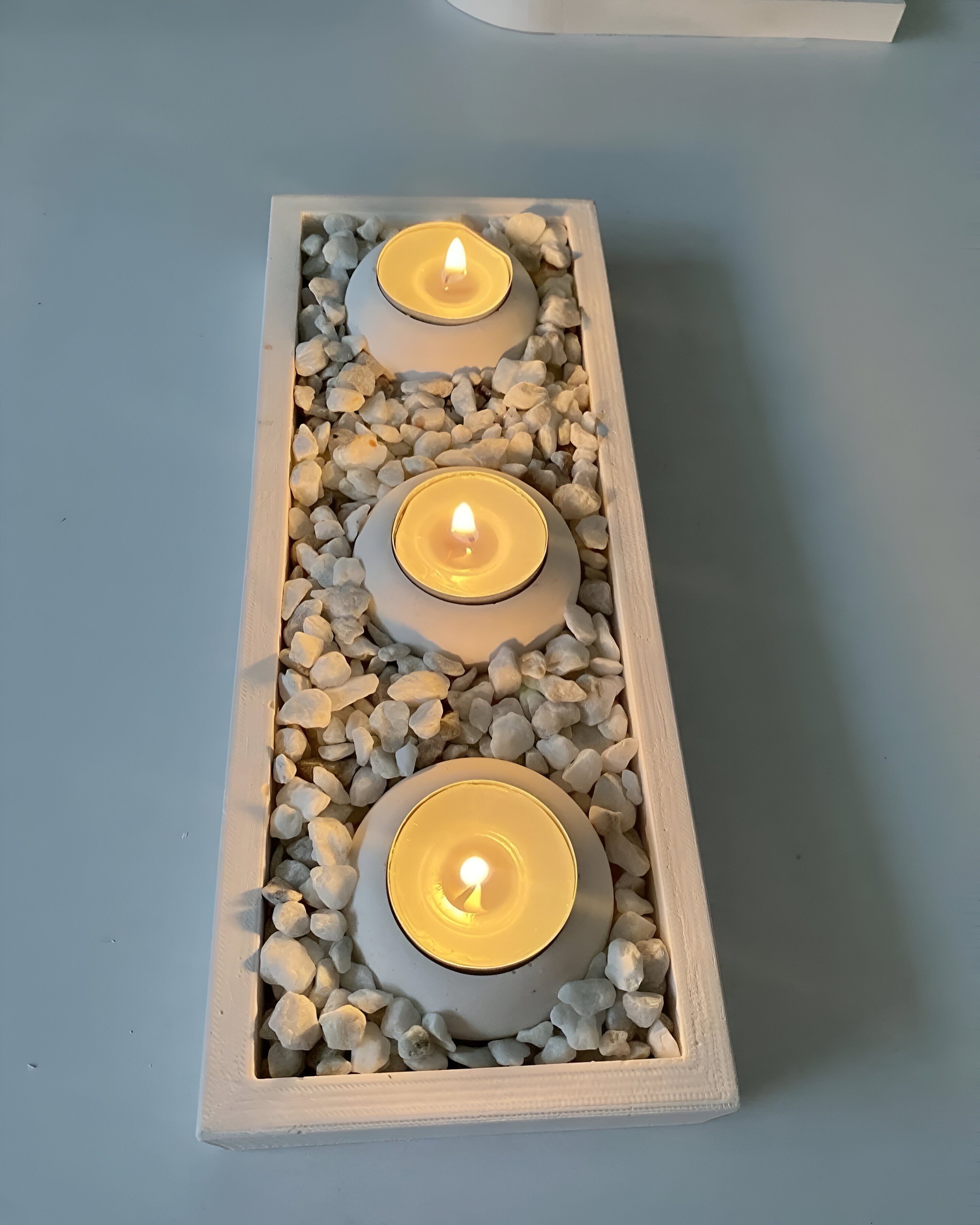 Zen Işıltı Dekoratif Mumluk Seti