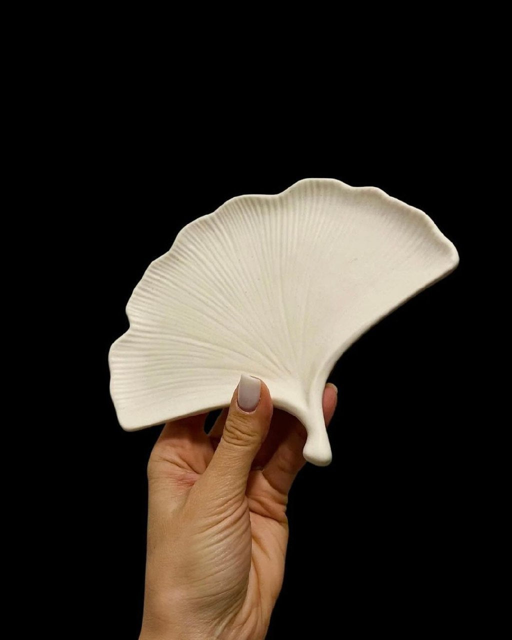 Dekorux - Ginkgo Yaprak Tabak