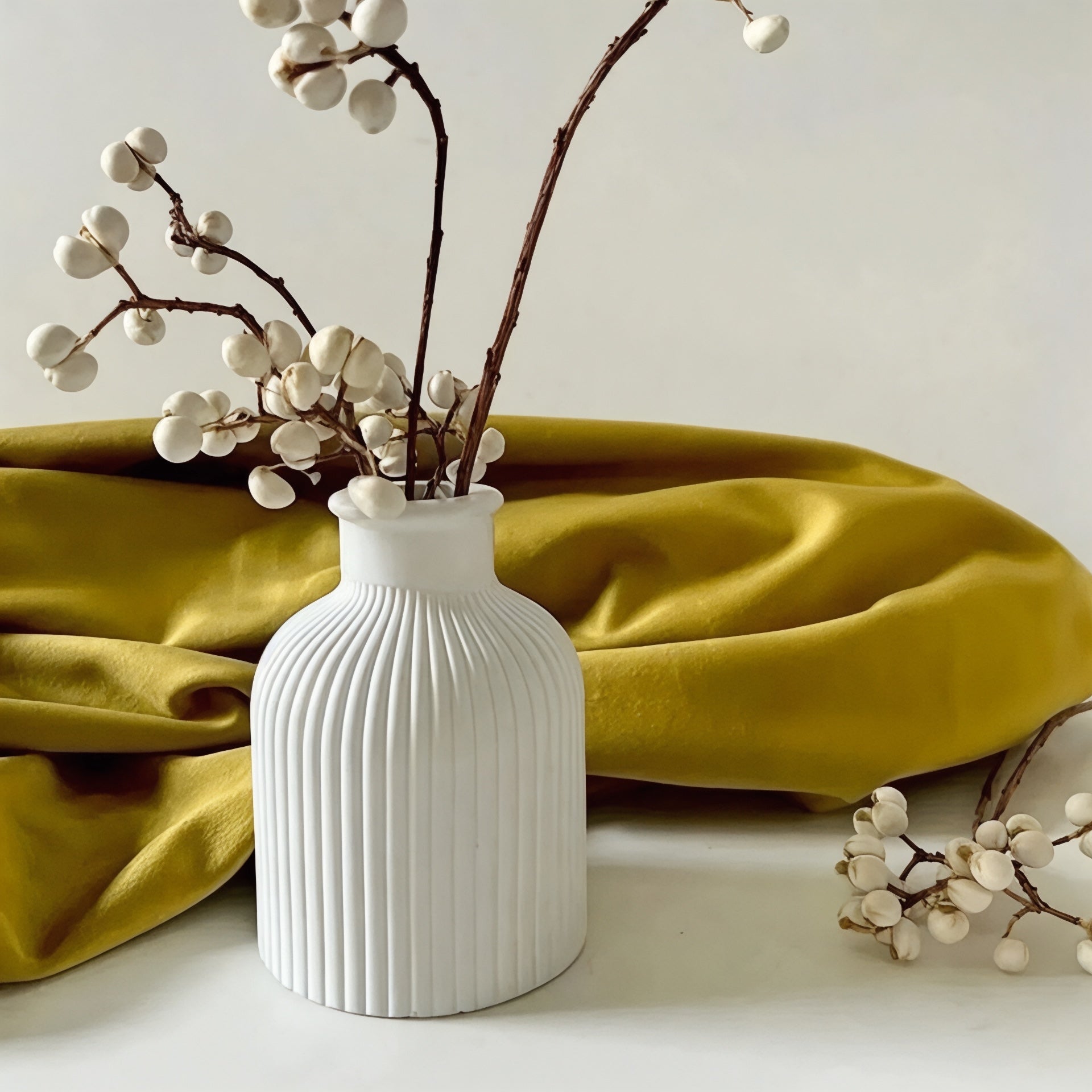 Dekorux - Modern Çizgili Vazo