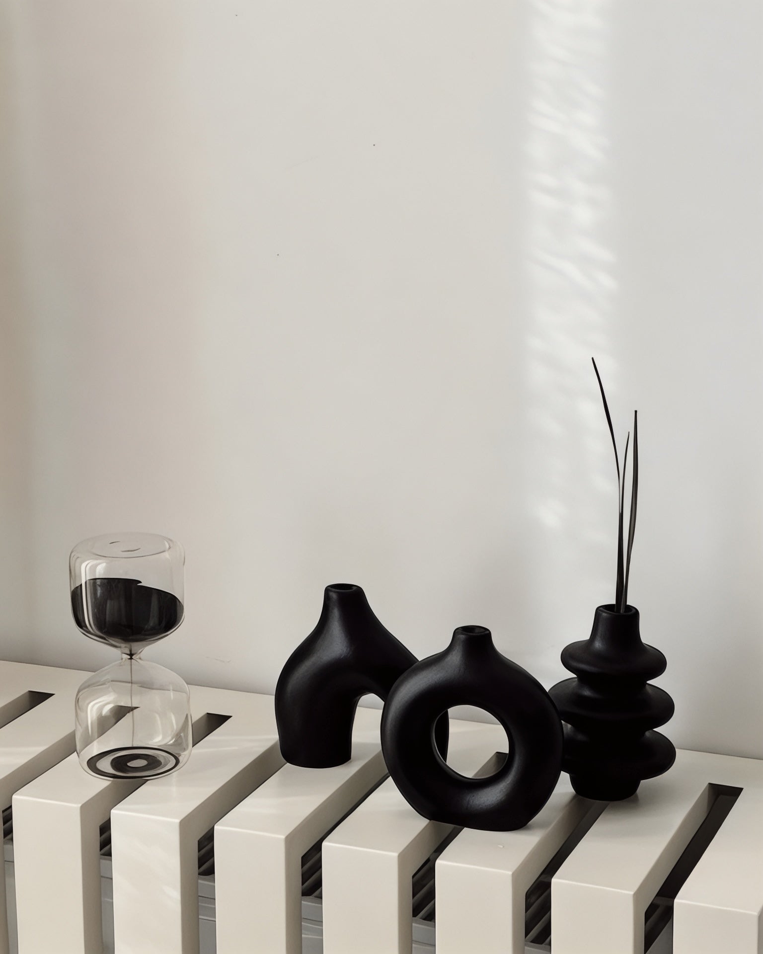 Dekorux - Noir Abstract Vazo Seti