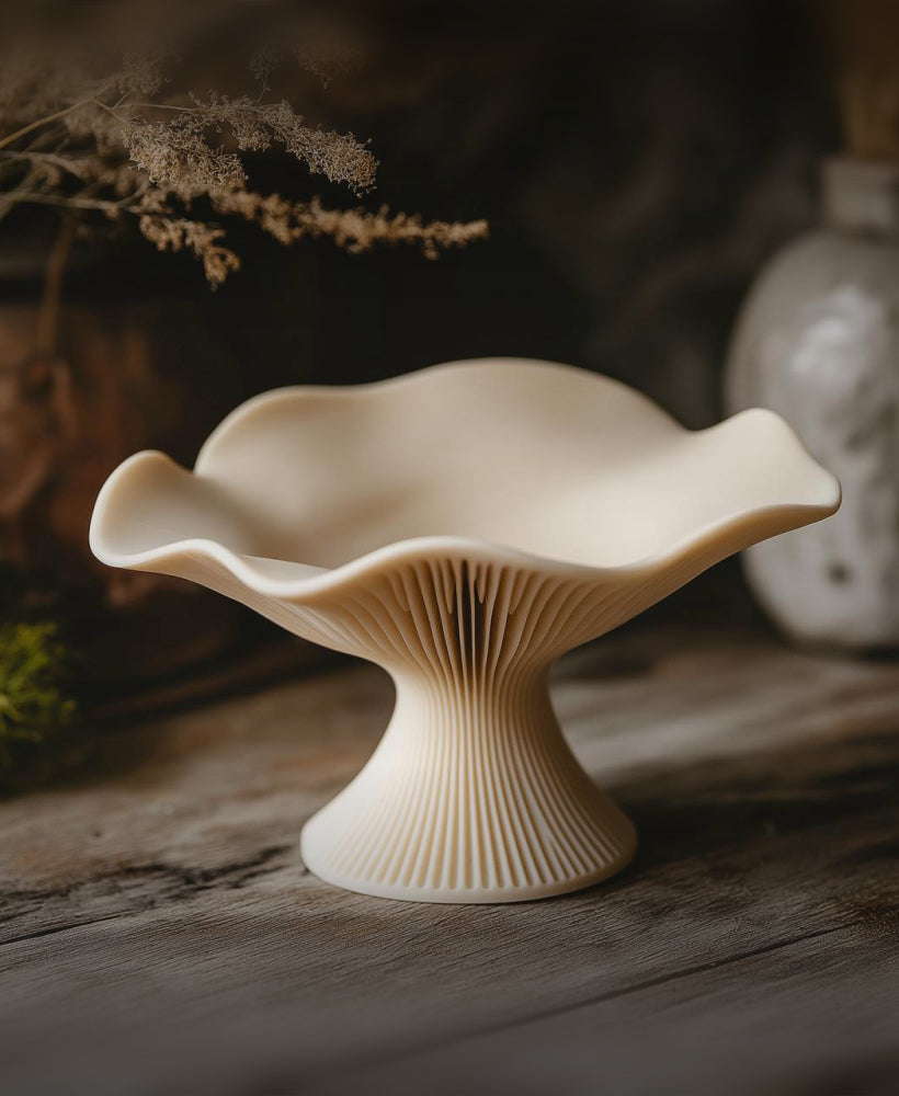 Mushroom Elegance - Doğadan İlham Alan Dekoratif Kase