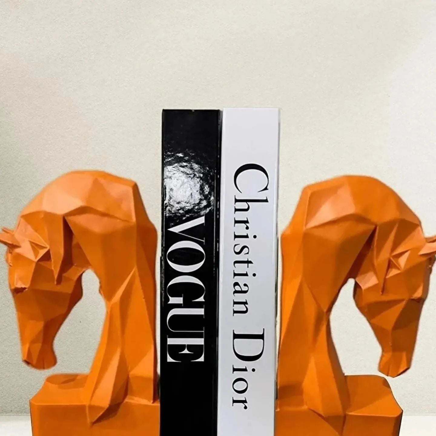 Dekorux - Geometrik At Kitap Tutucu