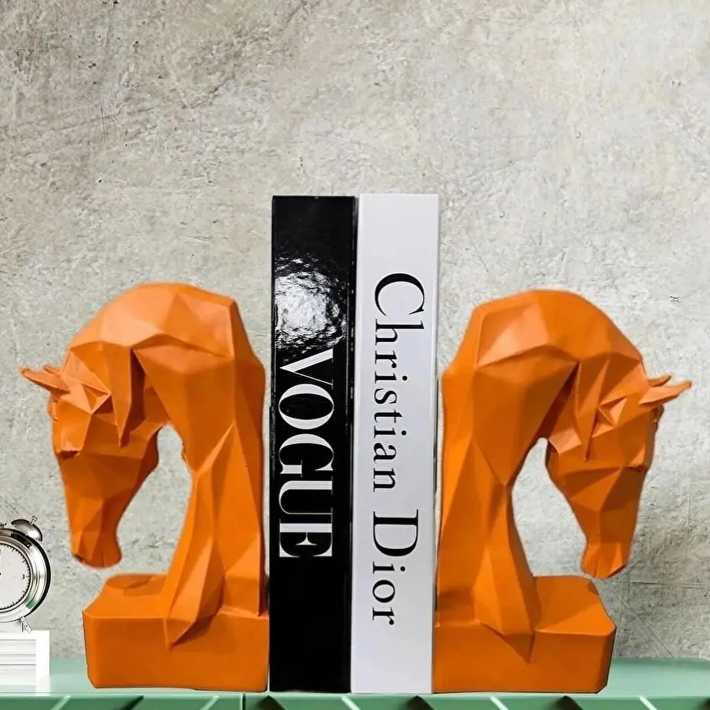 Dekorux - Geometrik At Kitap Tutucu