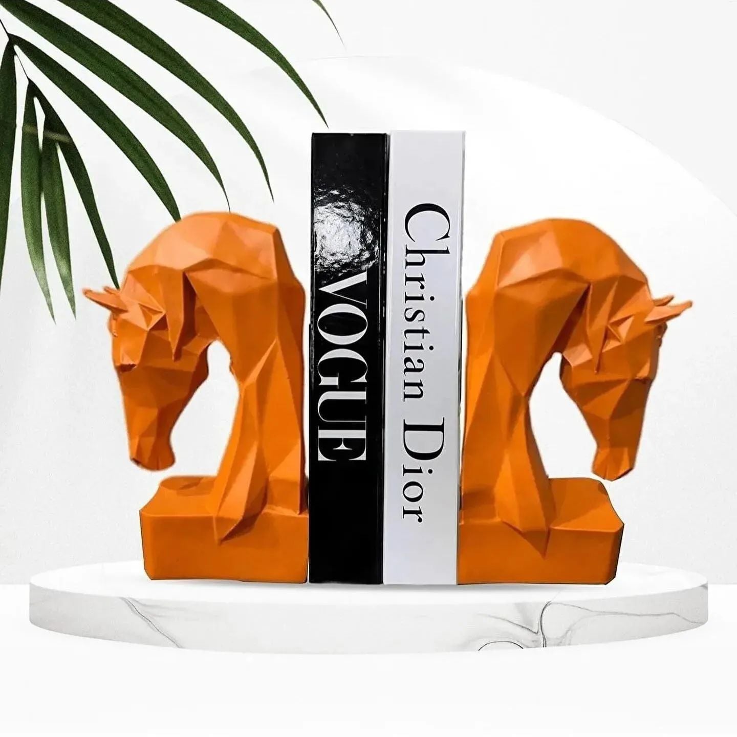 Dekorux - Geometrik At Kitap Tutucu