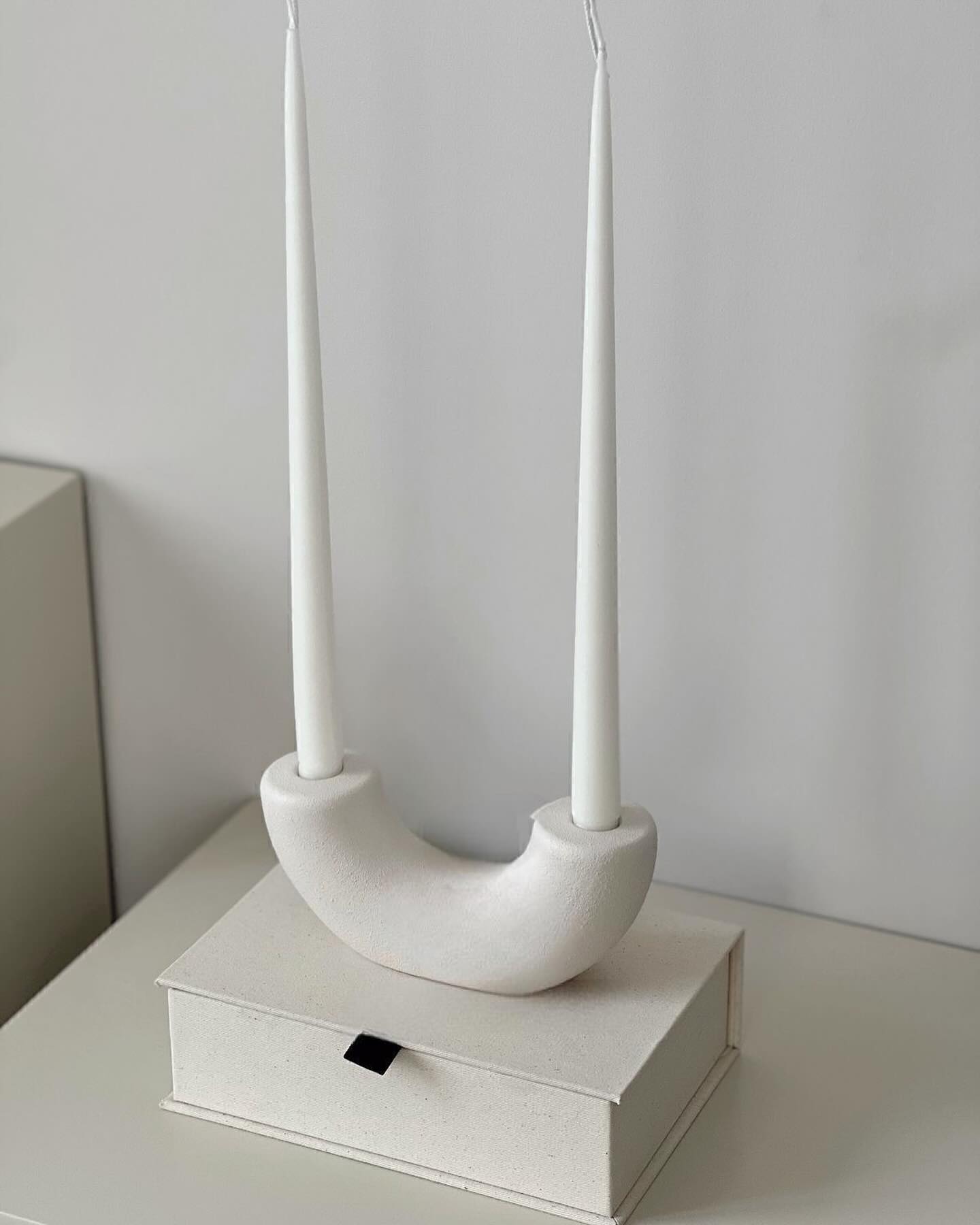 Dekorux - Modern Çift Kollu Şamdan