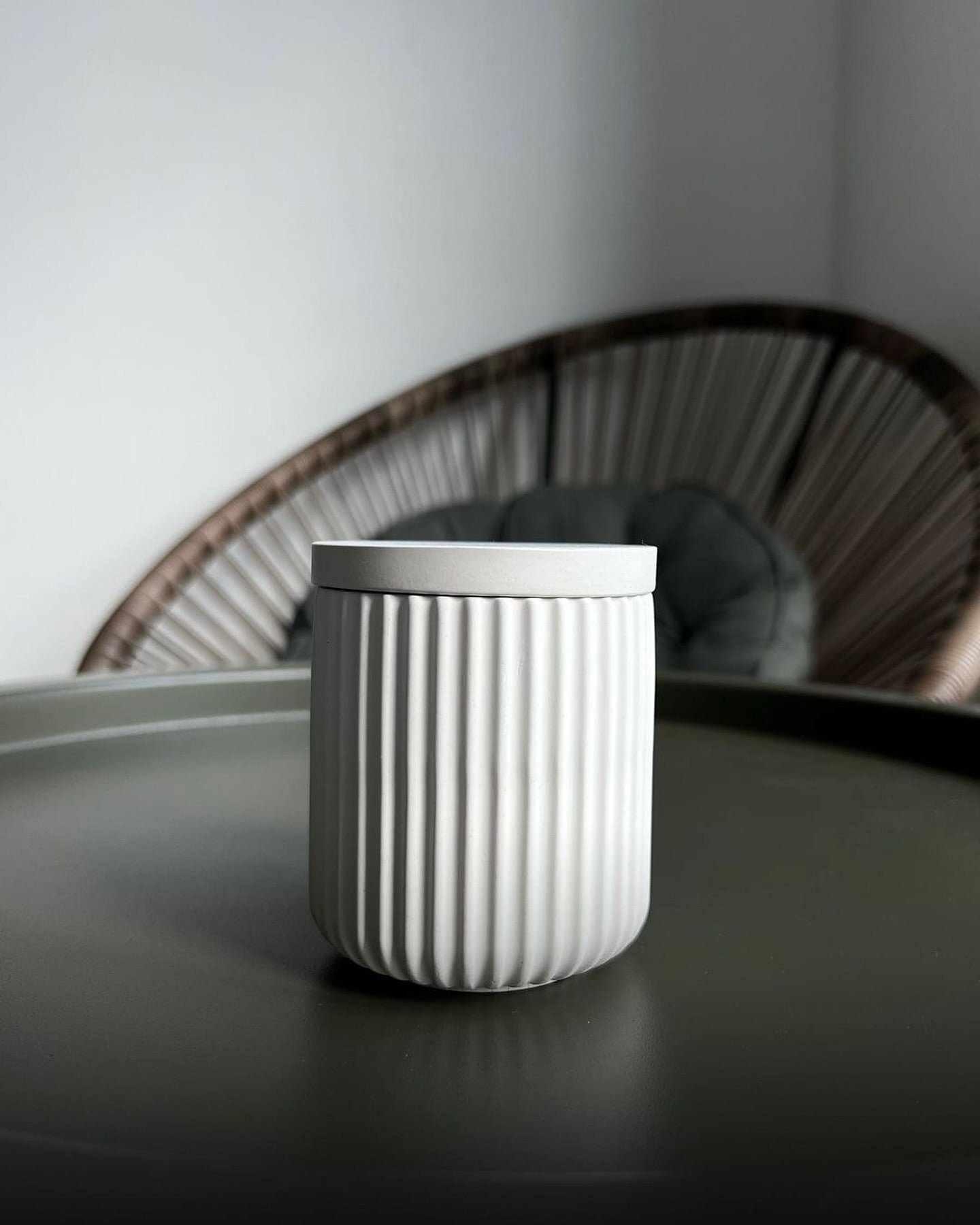 Dekorux - Kapaklı Minimalist Saklama Kabı