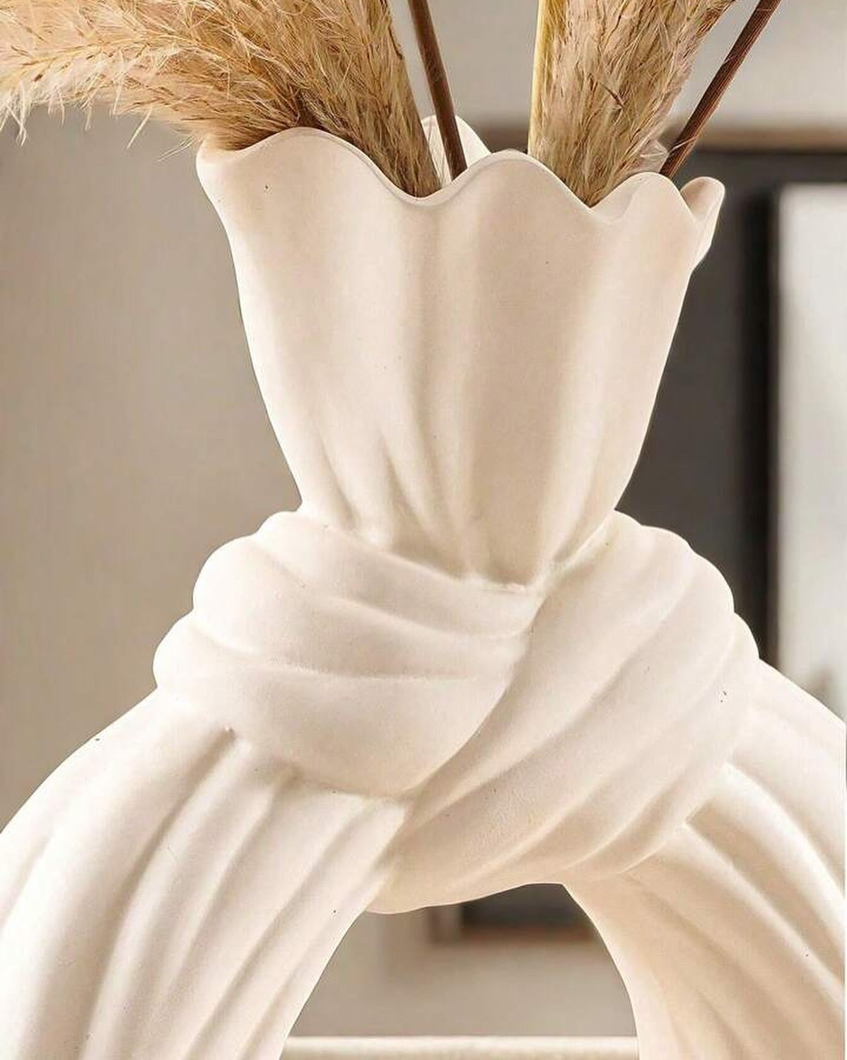 Dekorux - Soft Knot Seramik Vazo