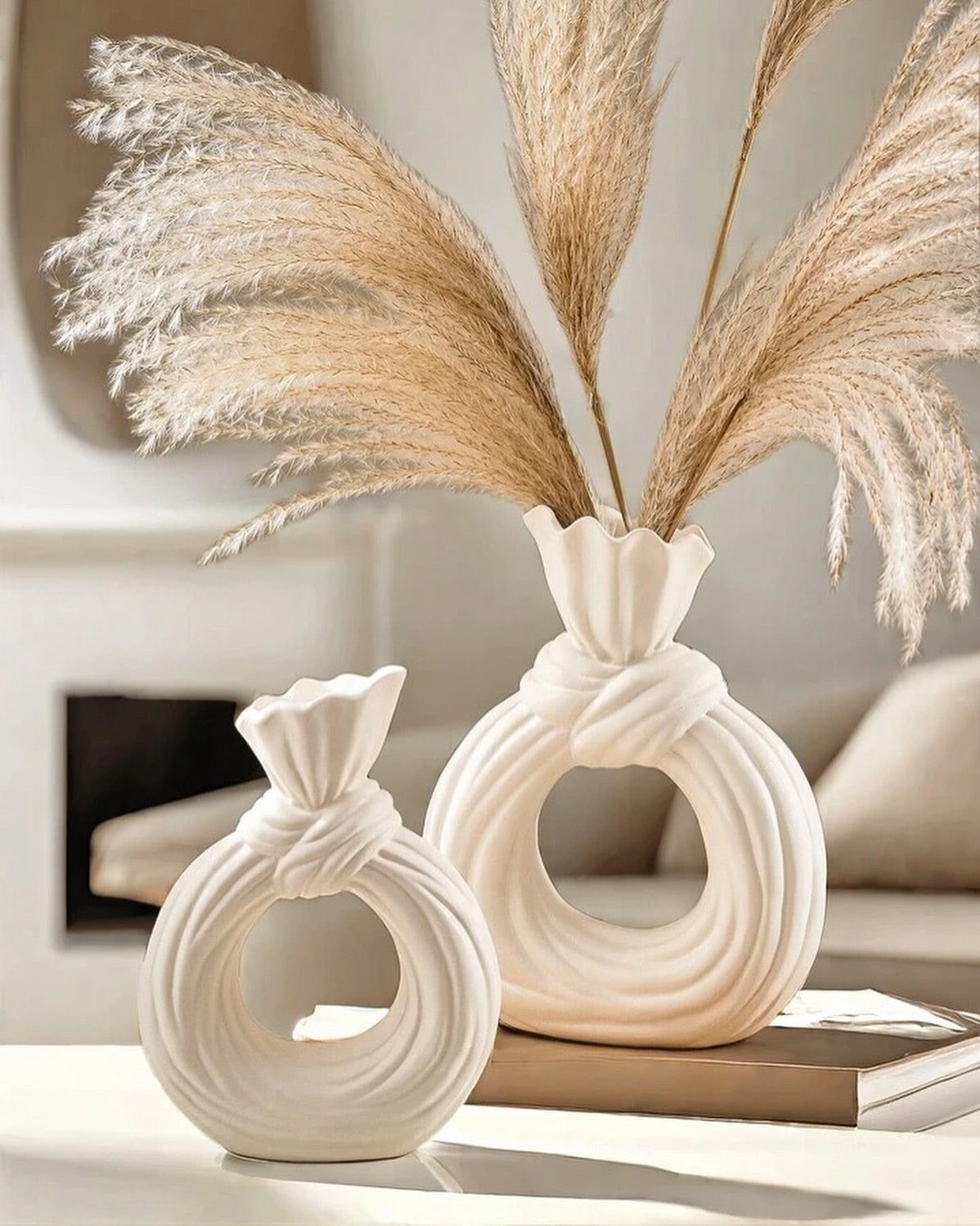 Dekorux - Soft Knot Seramik Vazo