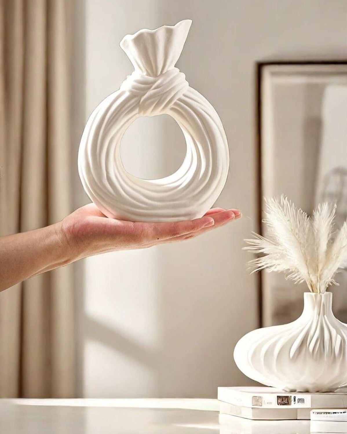 Dekorux - Soft Knot Seramik Vazo