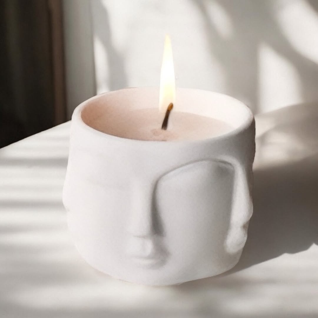 Dekorux - Minimalist Yüz Mumluk