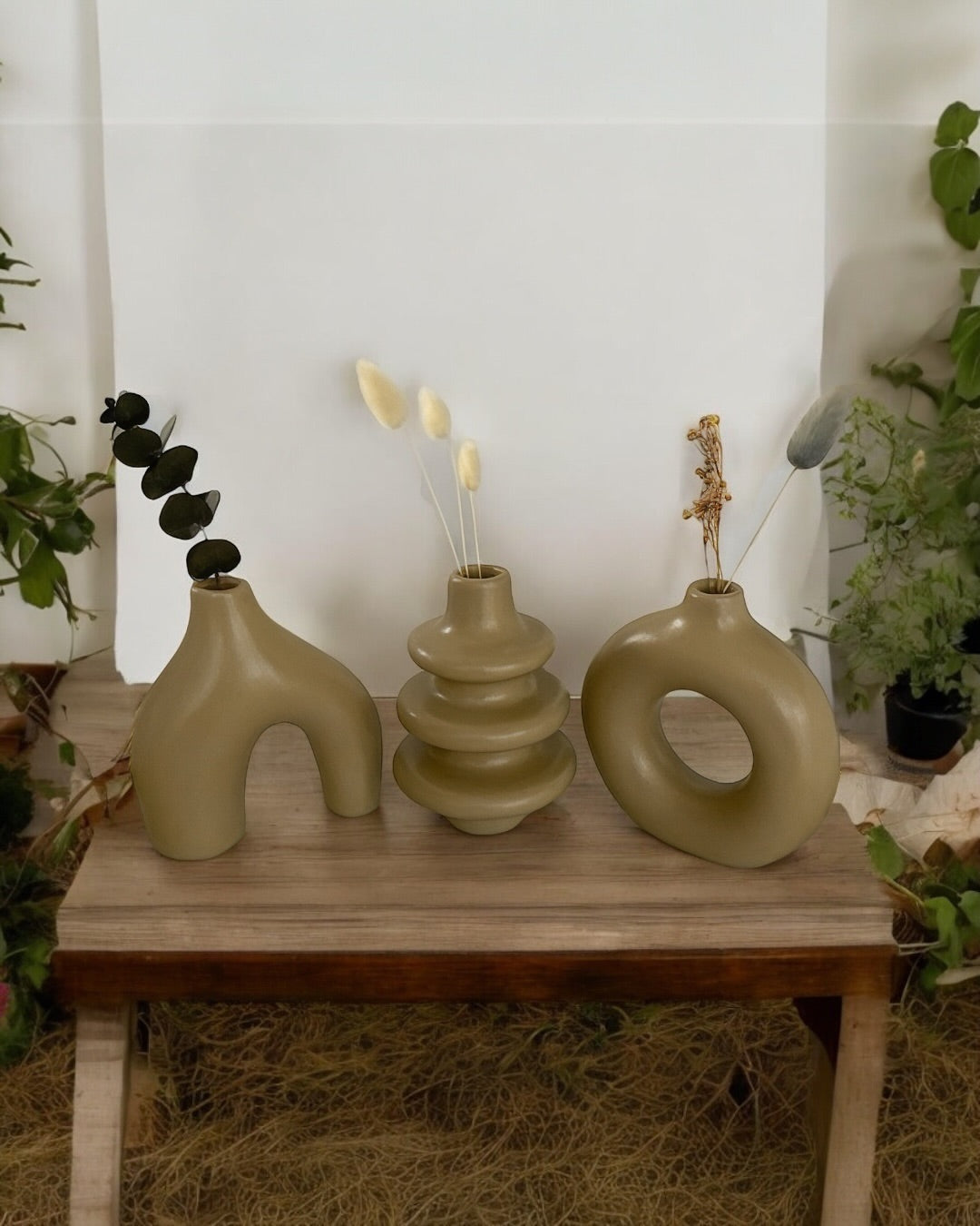 Dekorux - Sculptural Vazo Seti