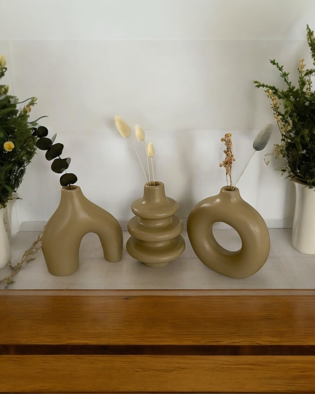 Dekorux - Sculptural Vazo Seti