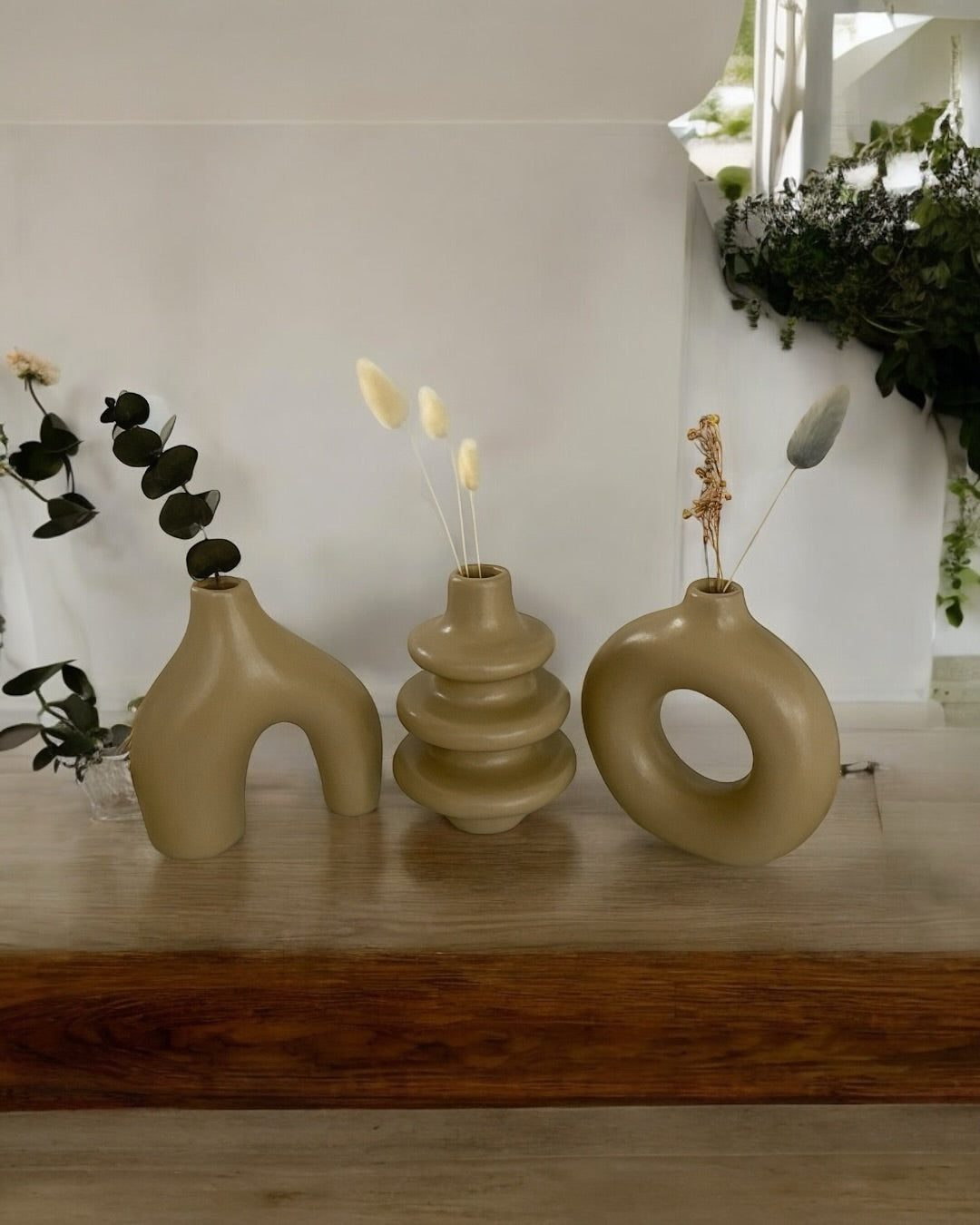 Dekorux - Sculptural Vazo Seti