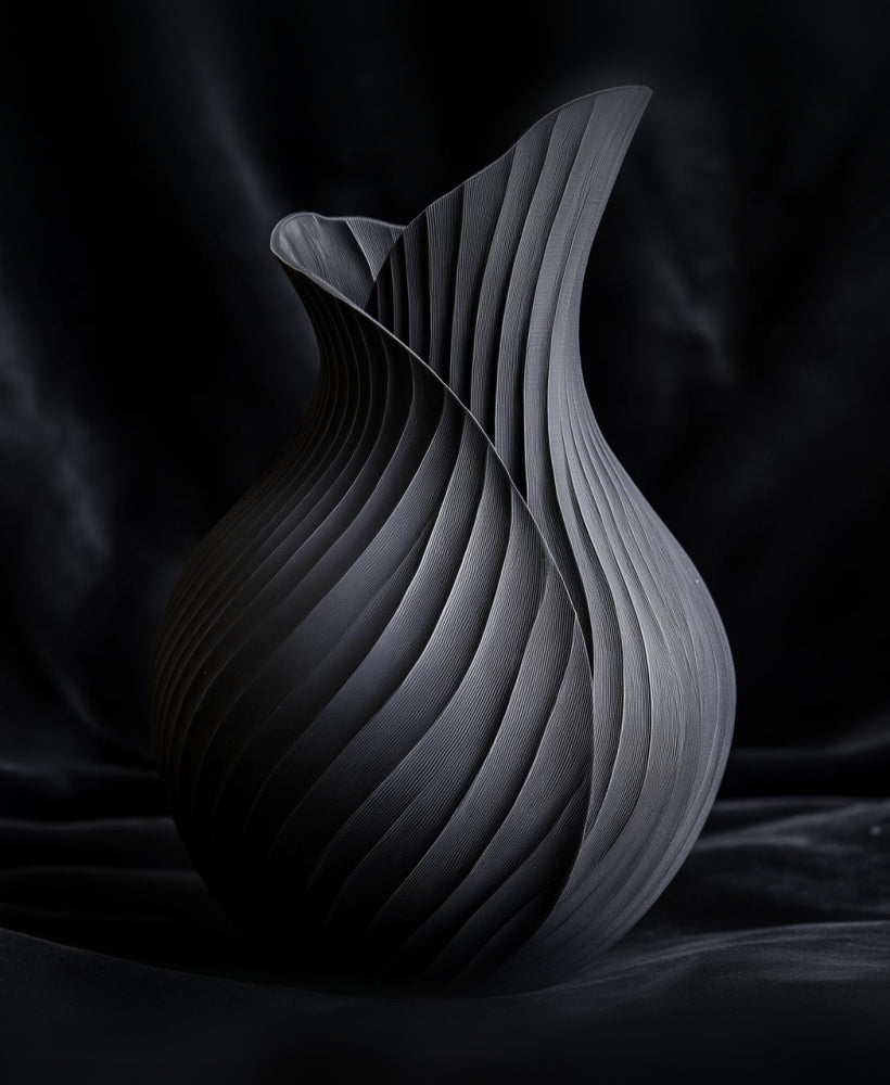 Obsidian Flow - Modern Sanatsal Vazo