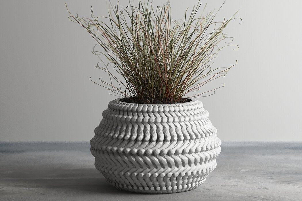 "El Örgüsü Desenli Şık Saksı ile Doğaya Dokunun!" 🧶🌿